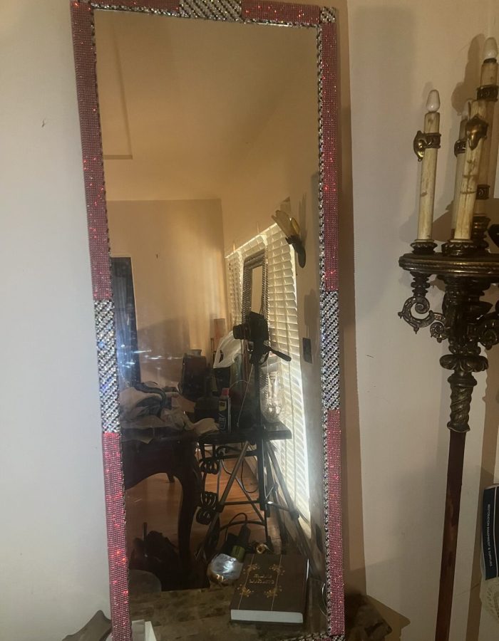 Rhinestone Mirror Corner