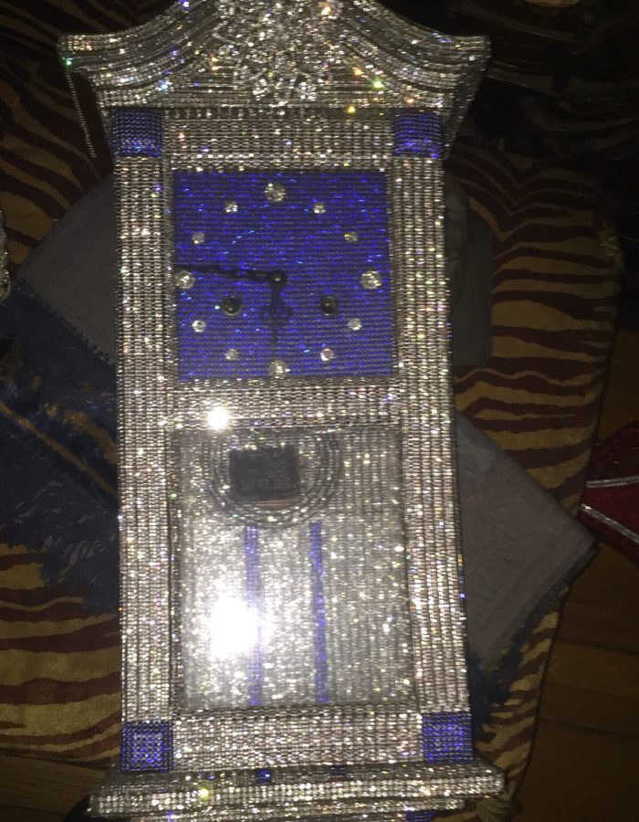 Rhinestone Clock